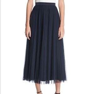 Lafayette 148 Bianca Tulle Midi Skirt